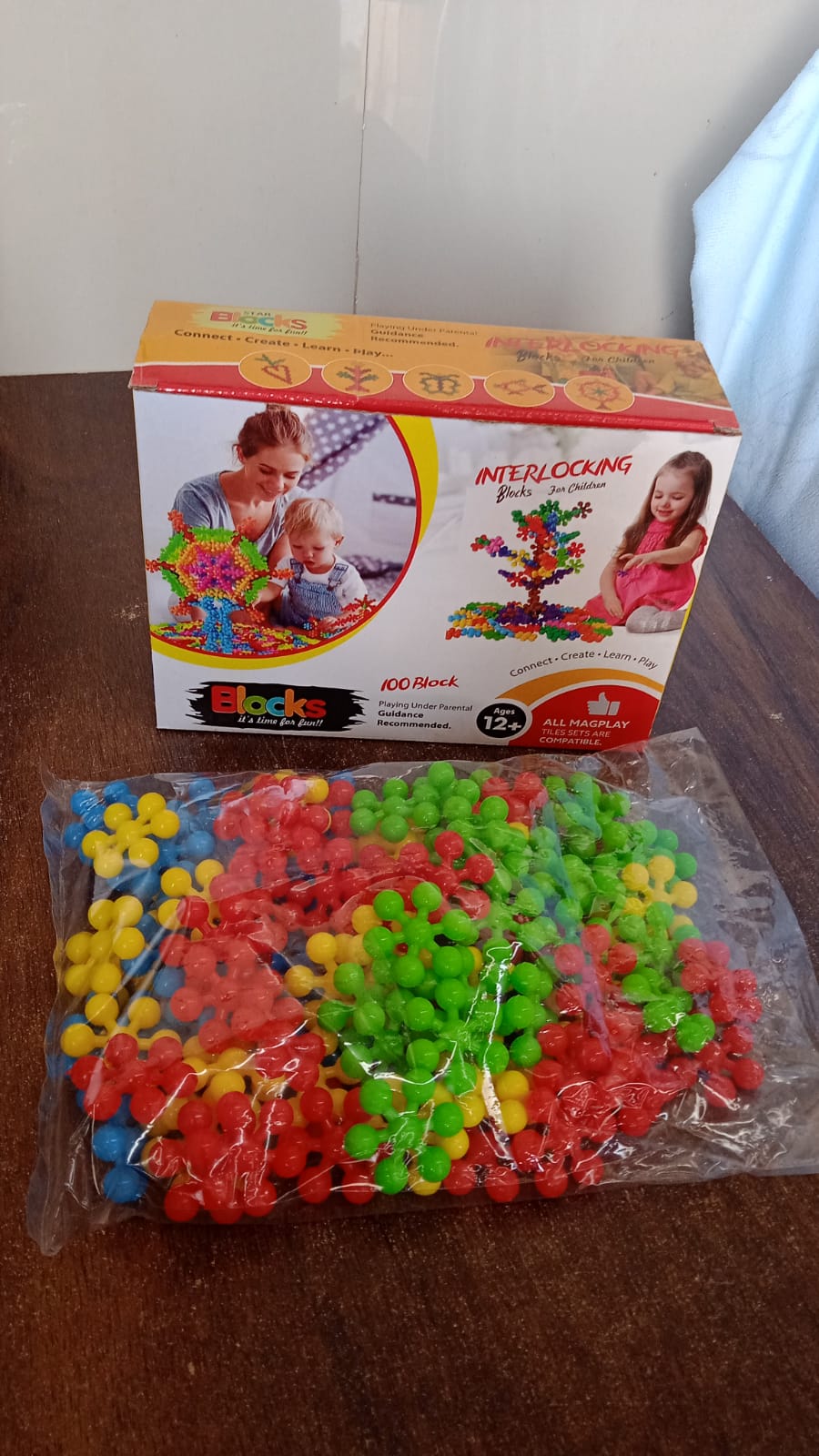Star Shaped, Star Block Interlocking Blocks Colorful Star Building Blocks (100 Pcs Set) Star Shaped, Star Block Interlocking Blocks Colorful Star Building Blocks (100 Pcs Set)